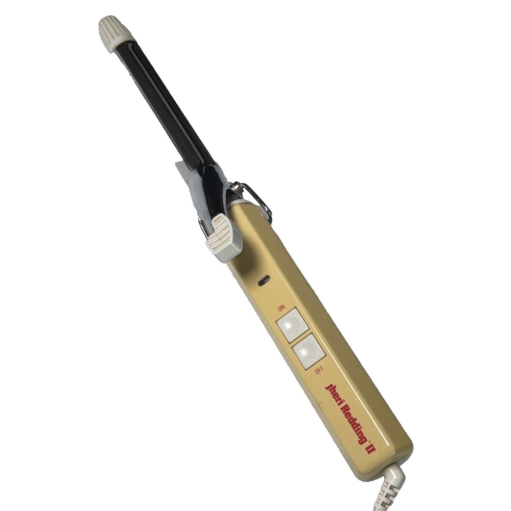 Vintage Jheri Redding II CURLING IRON  Model JRK2655 Yellow